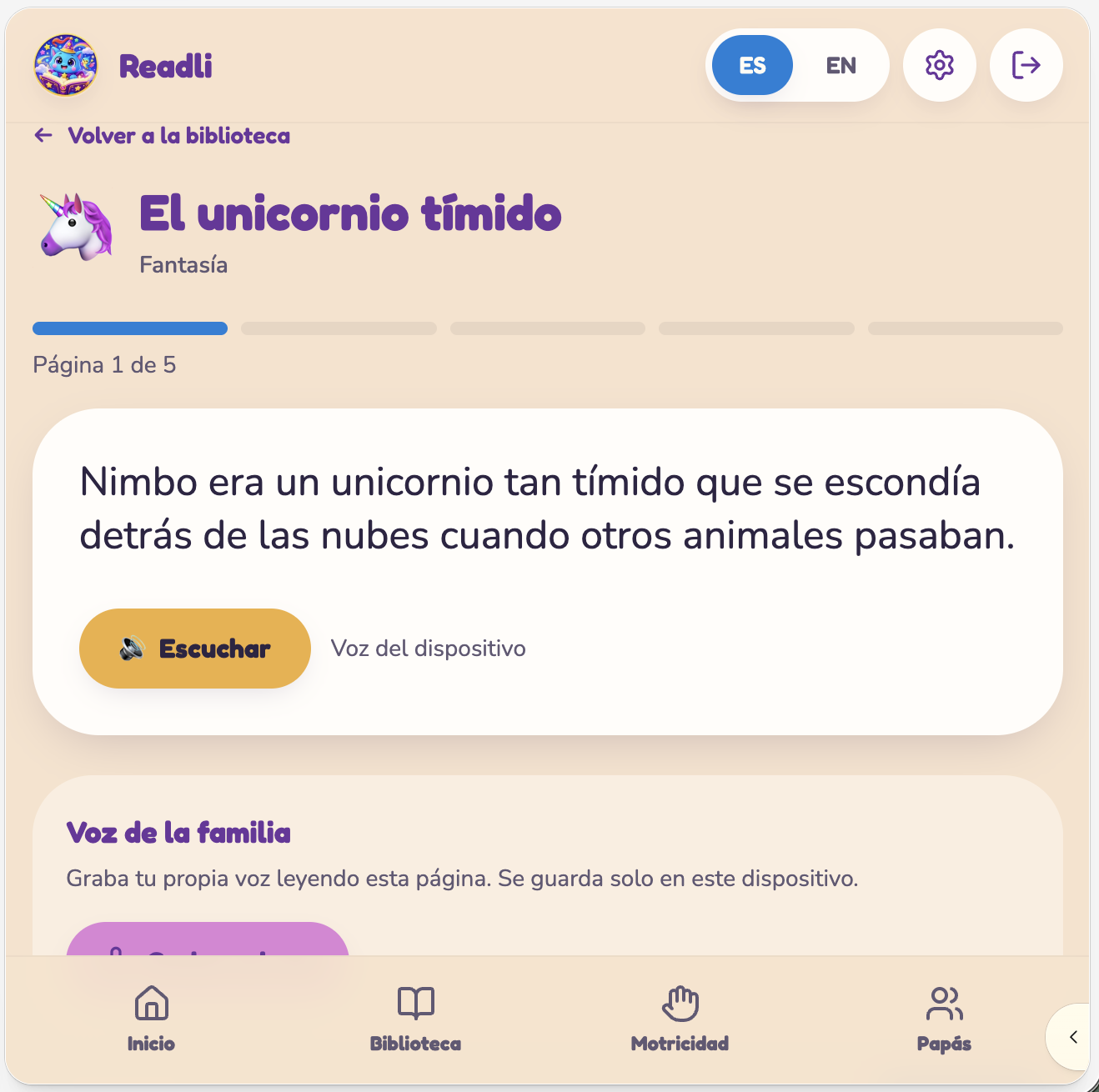 Readli — beneficios de la app